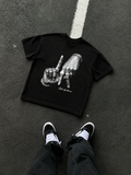 Oversized t-shirt inspired by modern culture